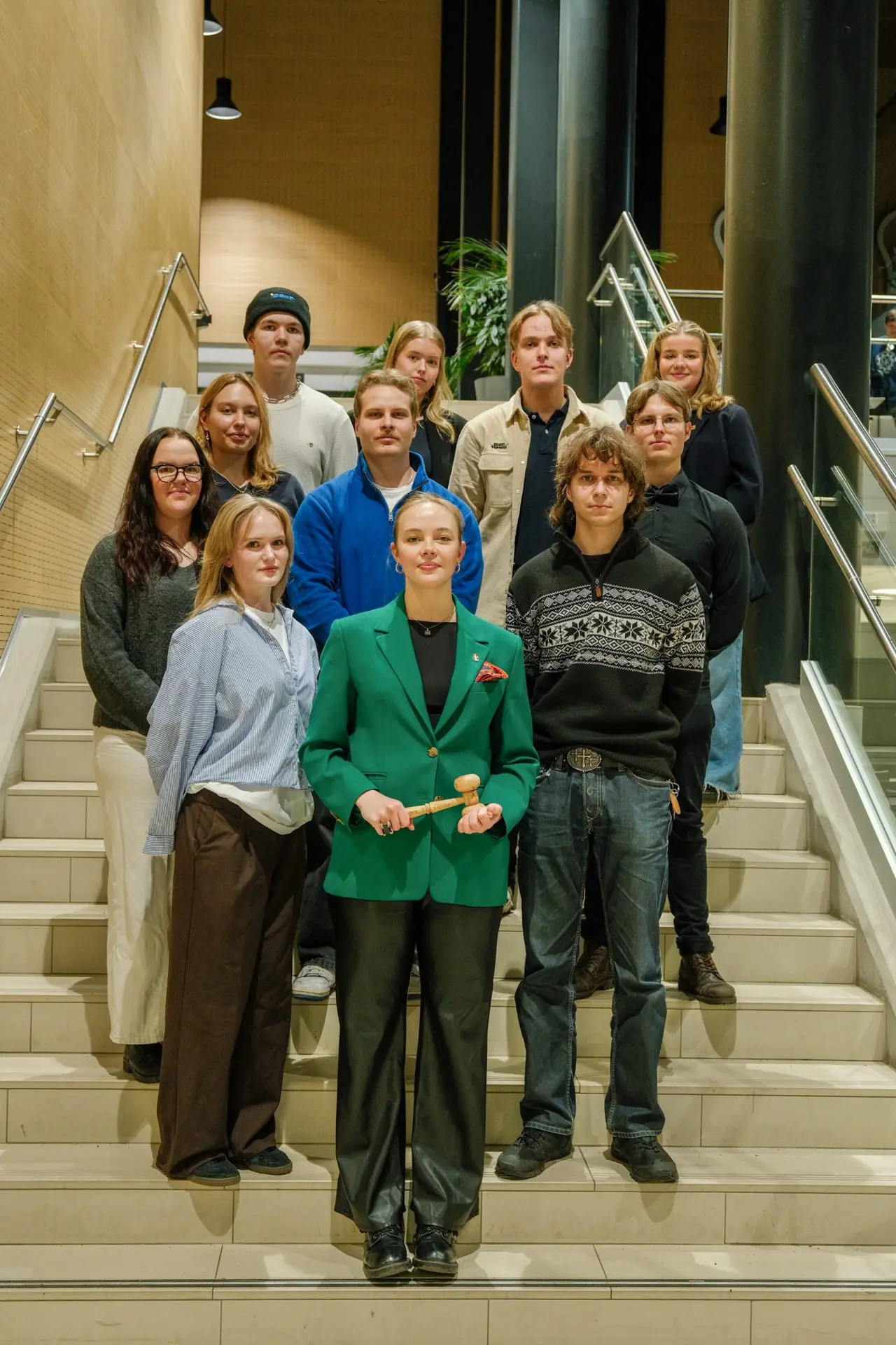 Enklaavi’s 2026 board on a staircase